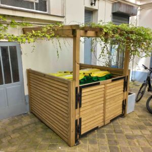 Cache Poubelles En Pergola 2